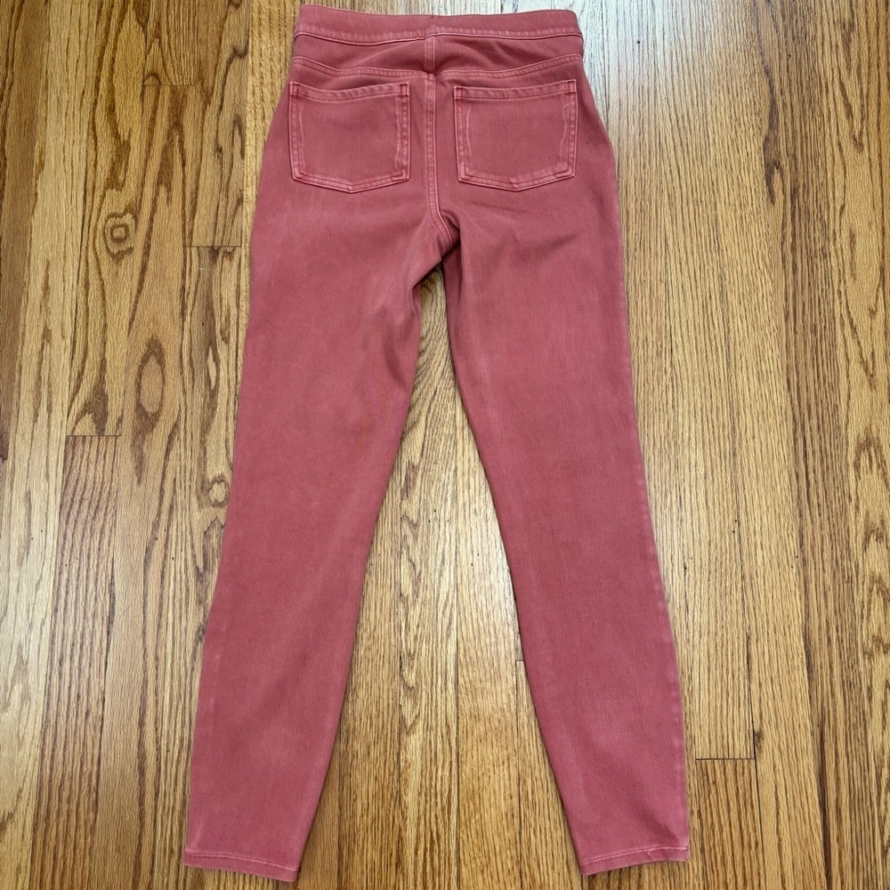 Spanx High Rise Coral Pull on ankle jeans W26 - Picture 14 of 16